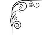 Elegant Vintage Floral Corner Frame, a Decorative Illustration by Designer_Momina (Thumbnail 5 of 21)