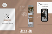 Live Life - Pinterest Canva Template, a Social Media Template by ZAF Studio (Thumbnail 3 of 7)