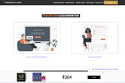 Inquiry Form Funnel Leads Generation, a Bootstrap Template by Design Collection (Thumbnail 2 of 4)