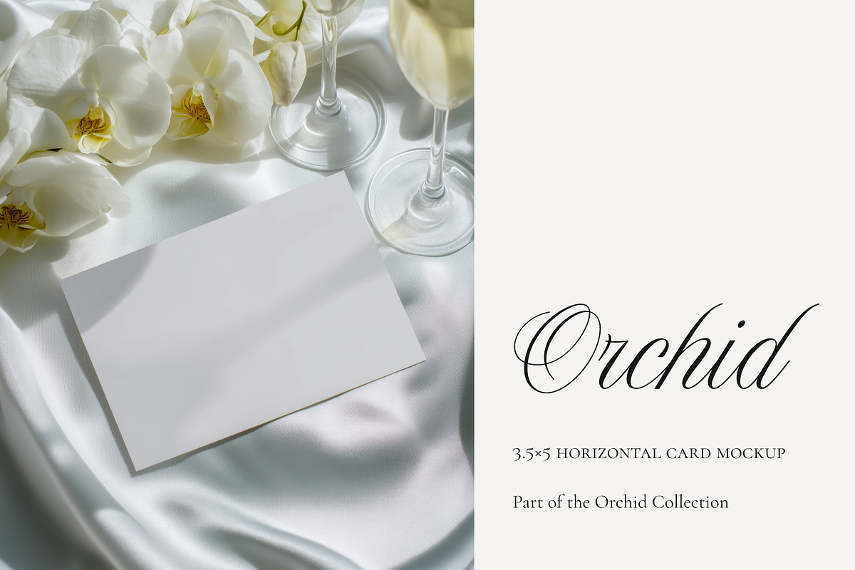 Orchid Neutral RSVP Card Mockup, a Product Mockup by Serenefeeling (Photo 1 of 6)