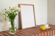 Wood Frame Mockup, PSD, 300dpi, a Print Template by LOPEstudio (Thumbnail 2 of 5)