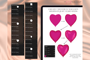 Balloon Shape Procreate Builder Set