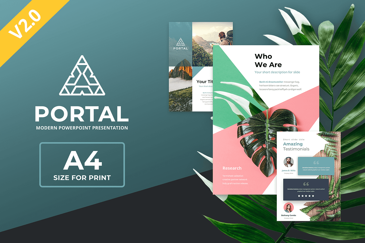 Colossal PowerPoint Templates Bundle, a Presentation Template by Reshapely (Photo 8 of 17)