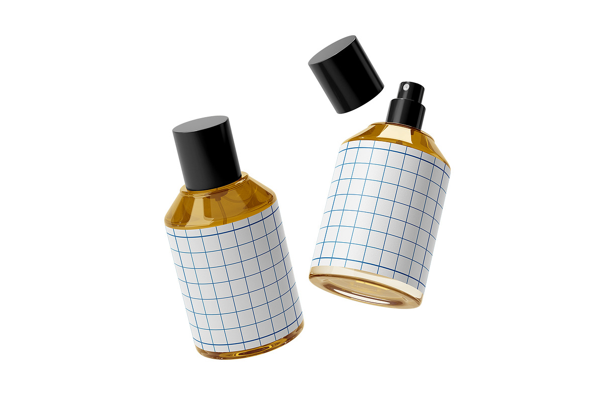 Perfume Bottle Mockup, a Cups & Container Mockup by Akebareee (Photo 3 of 3)
