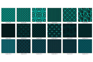 Teal Gothic Digital Paper