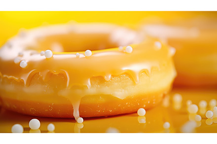 sweet fresh donut food ai generated, a Background Photo by pikepicture