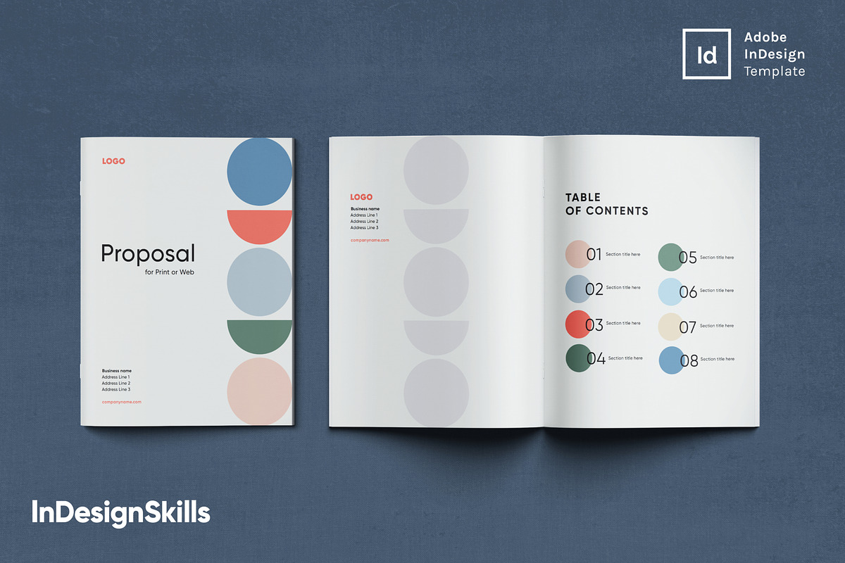 Proposal Template, a Presentation Template by InDesignSkills (Photo 4 of 12)