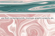 100 Liquid Marble Backgrounds Bundle, an Abstract Photo by bluevan (Thumbnail 3 of 8)
