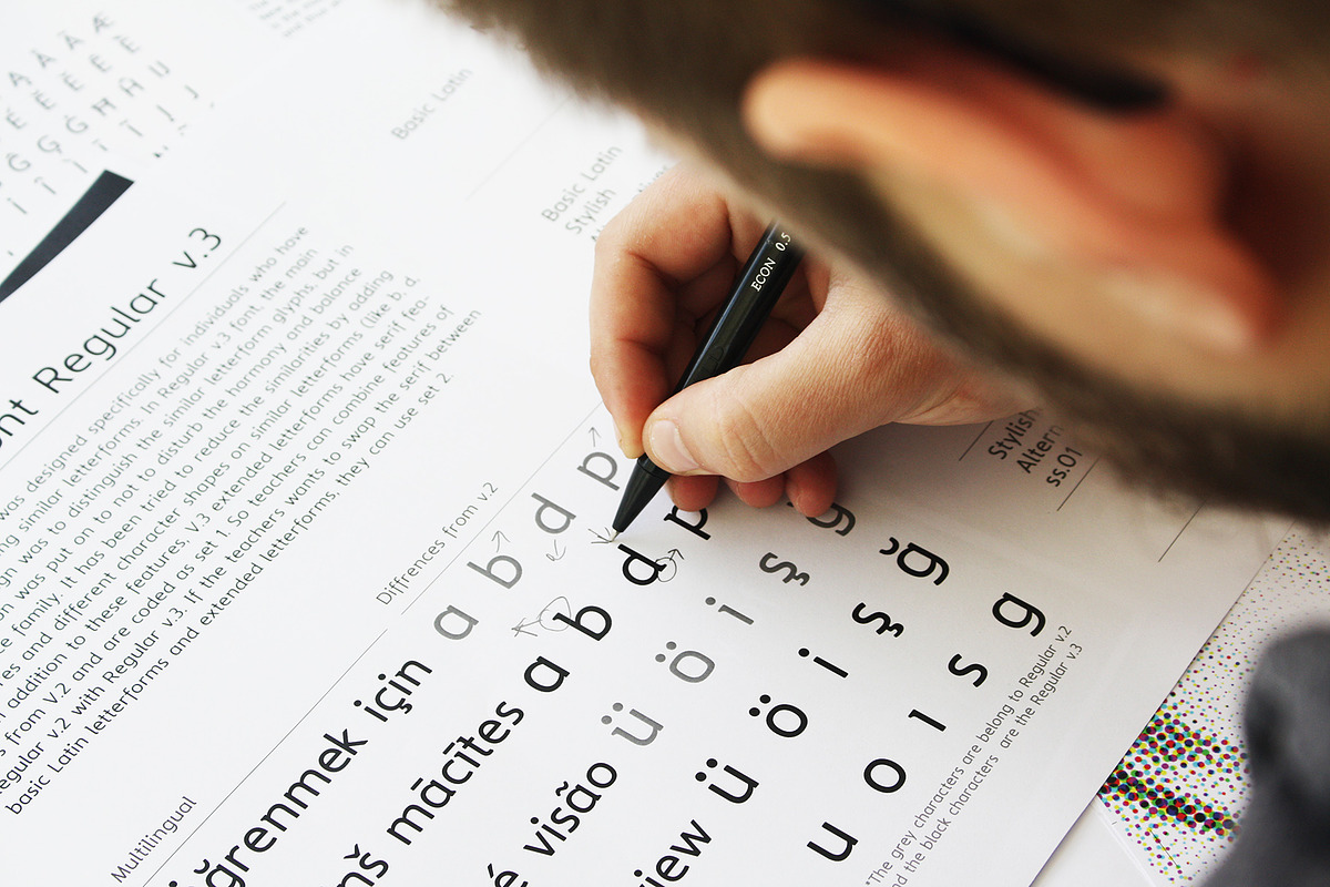 Accessible Font Version 2, a Font by Educational Design (Photo 13 of 16)