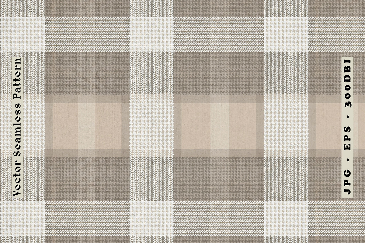 Glen Plaid & Houndstooth Vector, a Pattern Graphic by one-touch (Photo 1 of 10)