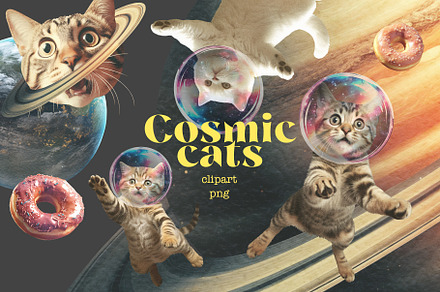Cosmic Cats, an Object Graphic by TheCuteShop