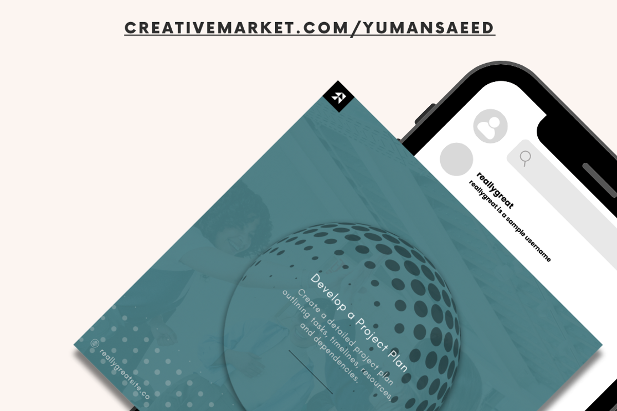 LinkedIn Square Posts SeaGreen&Grey, a Social Media Template by digital.incubator.yum (Photo 7 of 9)