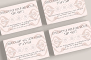 Brown Modern Spa Loyalty Card, a Business Card Template by Gumico Studio. (Thumbnail 2 of 3)