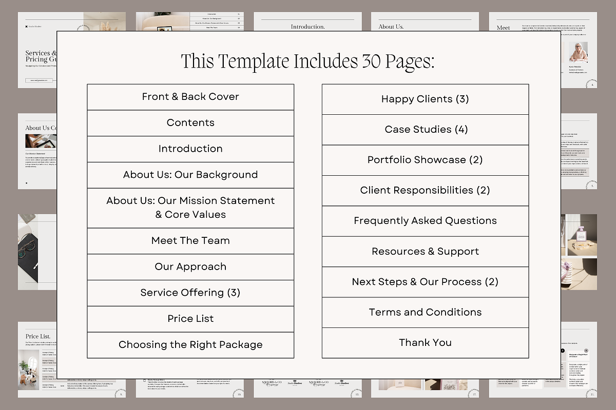 Aesthetic Services and Pricing Guide, a Marketing Template by Rise and Roar Design (Photo 4 of 6)