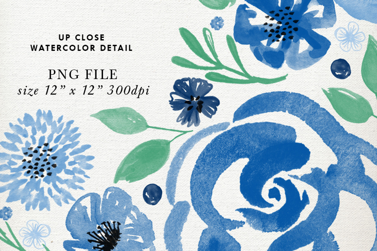 Blue Floral Cross Invitation, an Invitation Template by La Bella Rue (Photo 4 of 4)