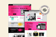 Squarespace website template, a Squarespace Template by Ciel Lumiere (Thumbnail 3 of 11)