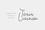 Cantika Signature Script Font, a Script Font by Artiveko (Thumbnail 9 of 10)