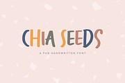 Chia Seeds Fun Handwritten Font, a Handwritten Font by peterdraw (Thumbnail 1 of 8)