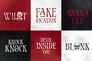 Mystery House - Horrific Serif, a Serif Font by Bale Type (Thumbnail 3 of 9)