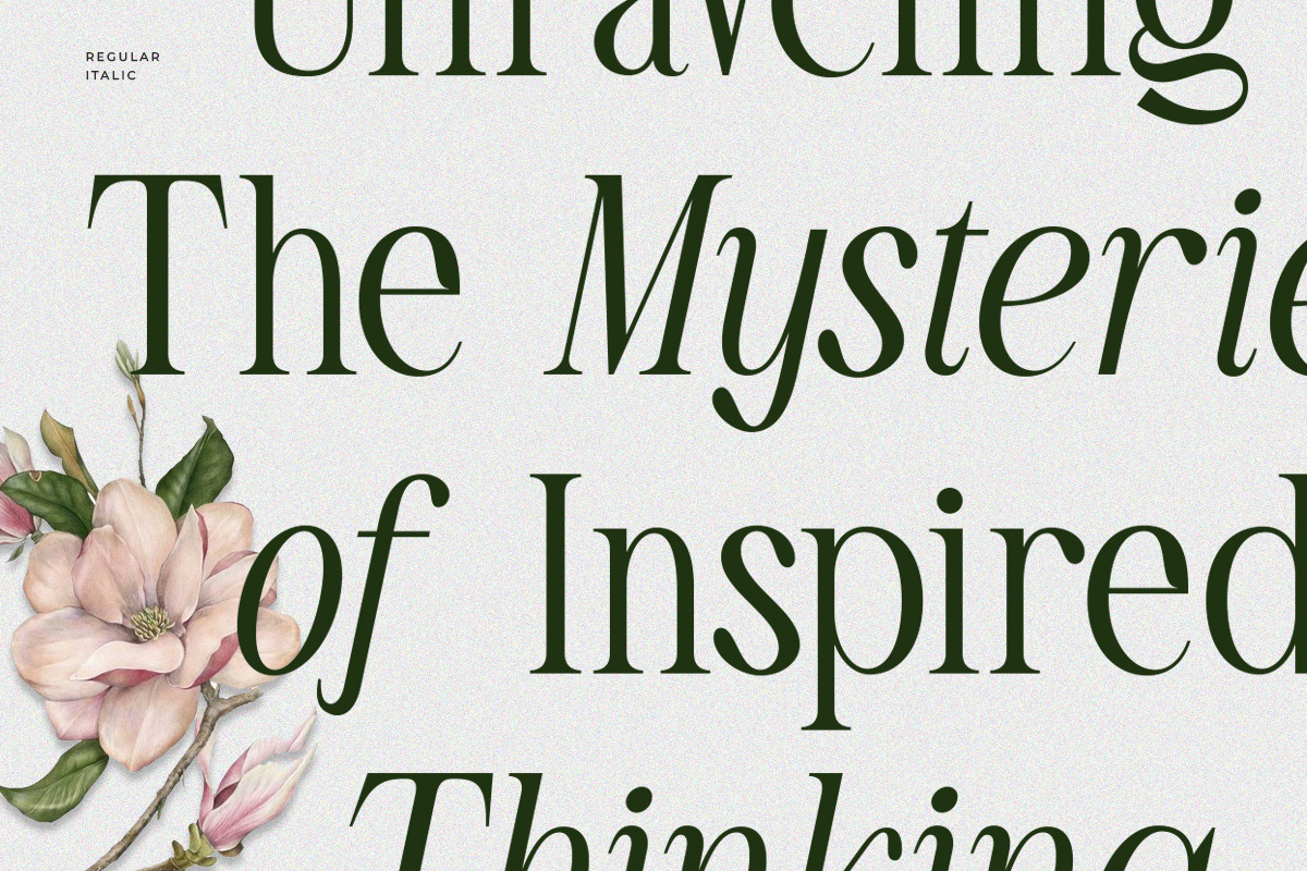 TBJ Olivia Nineties Classy Serif, a Serif Font by Taboja Studio (Photo 7 of 10)