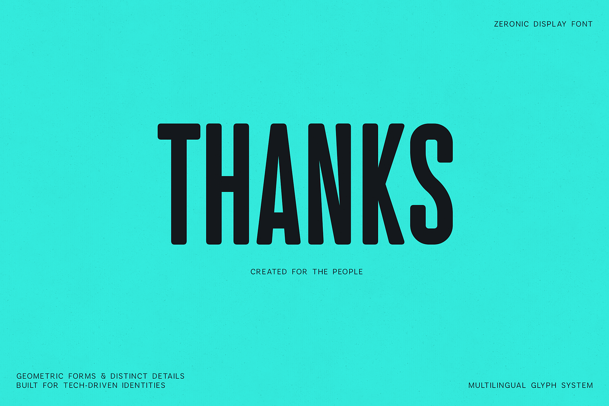 Zeronic Futuristic Display Font, a Sans Serif Font by Only Fonts (Photo 12 of 12)