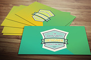 Retro Business Card, a Business Card Template by Crazyleaf (Thumbnail 1 of 4)