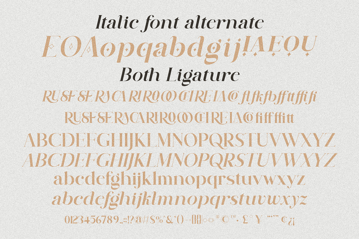 Nostalgia Typeface, a Serif Font by MaxArt Foundry (Photo 19 of 20)