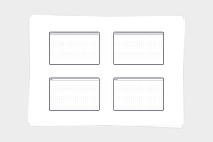 Printable Wireframe Templates