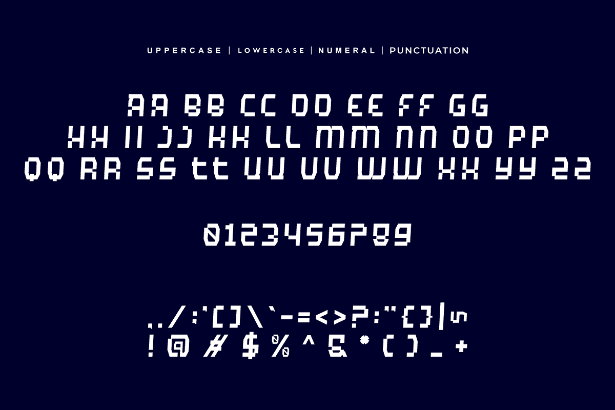 Byronex - Techno Font, a Sans Serif Font by QR Design Studio (Photo 6 of 7)