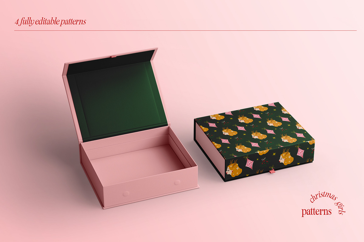 Christmas girls Collection, a Decorative Illustration by The Creative Butternut (Photo 7 of 9)
