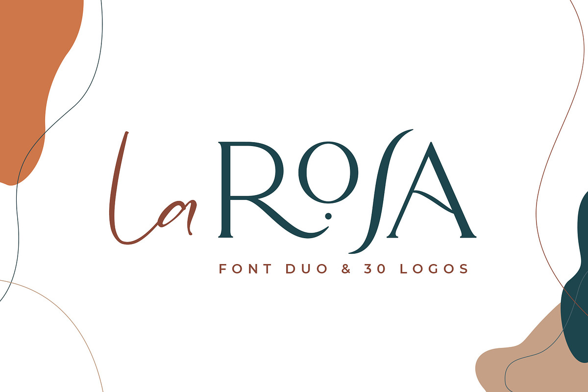 La Rosa Font Duo//Chic Logos, a Serif Font by SNIPESCIENTIST (Photo 34 of 34)