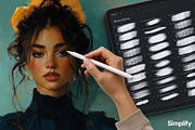 Realistic Oil Procreate Brushes, a Brush Add-On by Simplify Creative (Thumbnail 2 of 4)