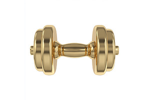 Weightlifting with gold dumbbells is, a Sports & Recreation Photo by ZinetroN