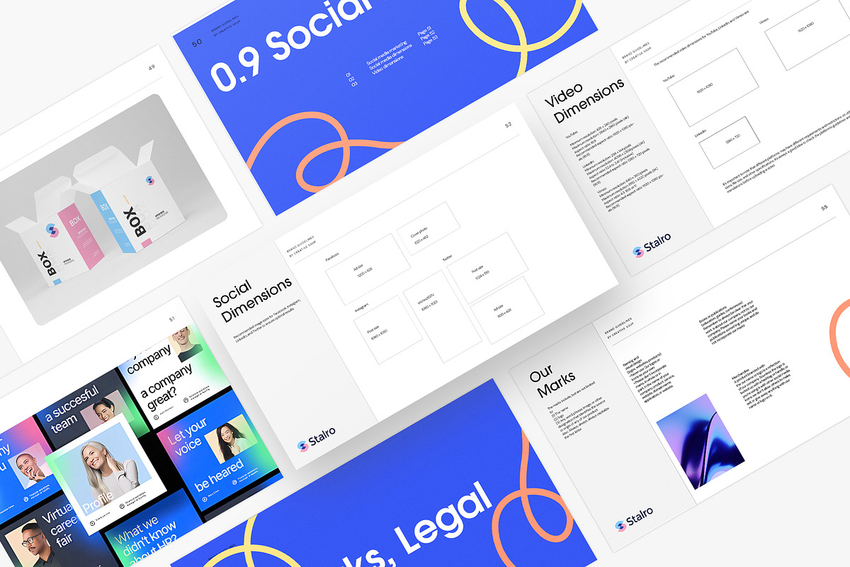 Galaxy | Brand Guidelines Template, a Presentation Template by CreativeSoup.io (Photo 11 of 12)