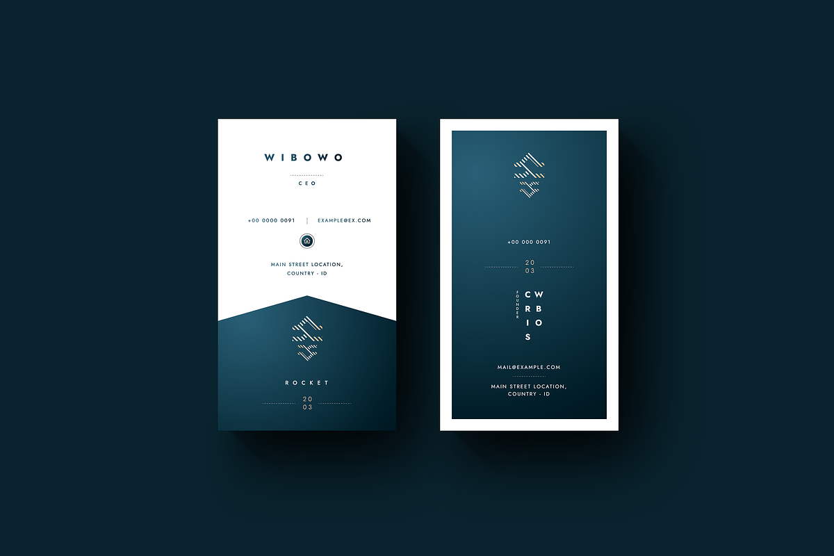 Oceana - Exclusive Business Cards, a Business Card Template by Ctrl space studio (Photo 4 of 9)