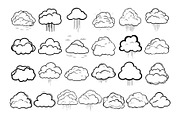 50 Clouds Procreate Stamps Brushes, a Brush Add-On by Procreate Sale (Thumbnail 5 of 6)