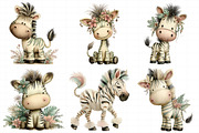 Creation Zebra Harmony Clipart, an Illustration by Daily.Designs (Thumbnail 7 of 8)