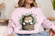 Whimsical Cat Clipart Bundle, an Illustration by Canvas Craft (Thumbnail 4 of 7)