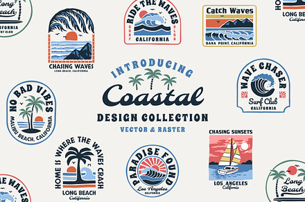 Coastal Design Collection, a Branding & Logo Template by cd-design.co