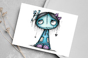 Whimsical Voodoo Doll Clipart Bundle, an Illustration by Canvas Craft (Thumbnail 5 of 7)