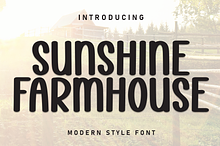 Sunshine Farmhouse | Script Font