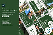 Real Estate Social Media Template, a Social Media Template by Geelator Studio (Thumbnail 1 of 4)