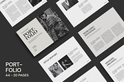 Brochure Portfolio Template, a Brochure Template by Artisan Vibes (Thumbnail 1 of 8)