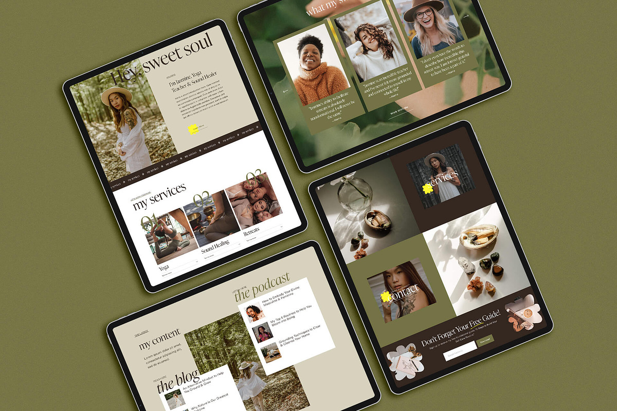 Rooted Squarespace Website Template, a Squarespace Template by The Humanista Co. (Photo 3 of 20)