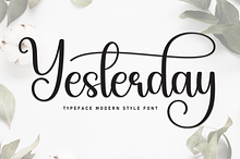 Yesterday | Script Font