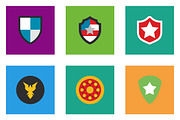 40 Shield Flat Icon Set, an Object Graphic by VectorCam (Thumbnail 2 of 3)
