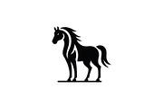 Modern Majestic Stallion Logo, a Branding & Logo Template by Vectorium Studio (Thumbnail 1 of 2)