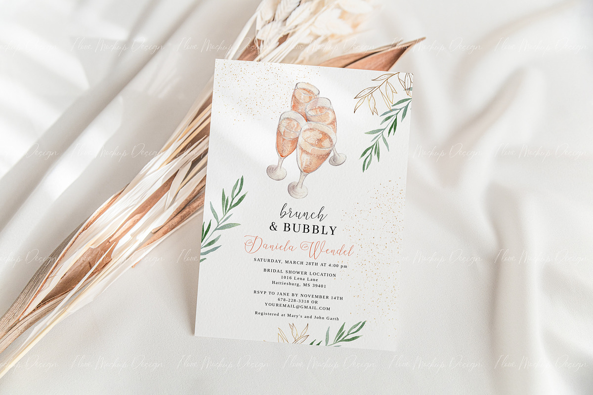 Wedding 5x7 Neutral Card Mockup, a Product Mockup by ILoveMockupDesign (Photo 7 of 10)