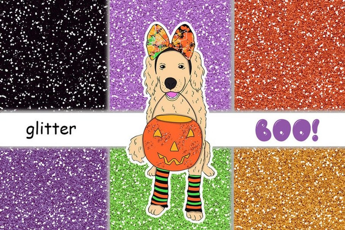Boo Glitter, a Texture Graphic by GlamArtZhanna (Photo 1 of 3)