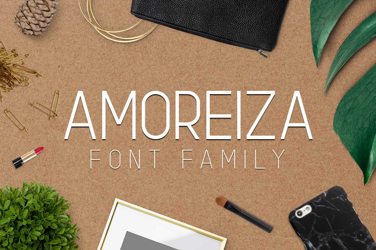 Amoreiza, a Sans Serif Font by Fontdation (Photo 1 of 6)